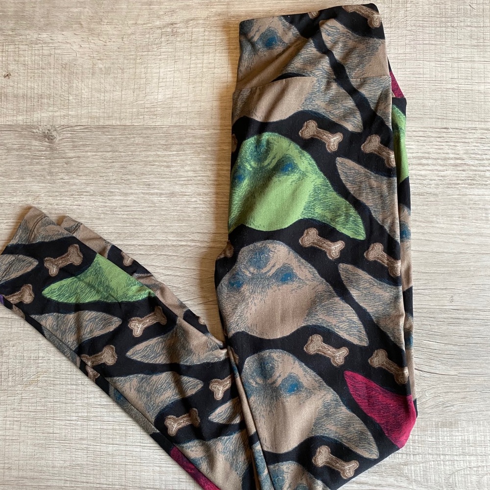 NWOT OS LulaRoe Chihuahua Dog Leggings